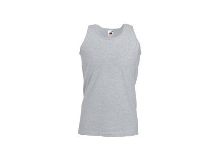 Fruit of the Loom Athletic Vest tílko pánské heather grey (Velikost 4XL)