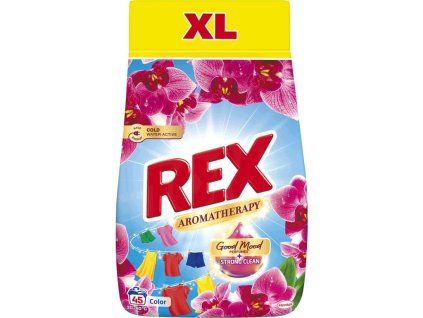 REX Color - Prací prášek na barevné prádlo, 45 praní