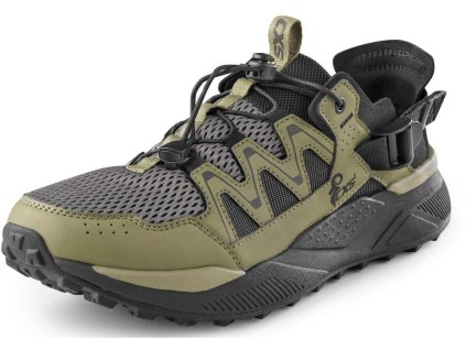 Obuv CXS REG, sandál, khaki-černý (Velikost 36)