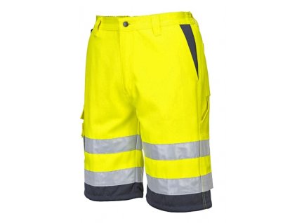 Portwest E043YGY Kraťasy HIVIS reflexní žlutá (Velikost XXL)