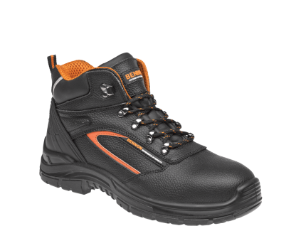 Obuv Bennon FORTIS S3 High kotník černá/oranžová (Velikost 44 AKCE)