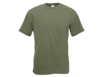 Fruit of the Loom 16.1044 Tričko pánské s krátkým rukávem classic olive (Velikost XXL)
