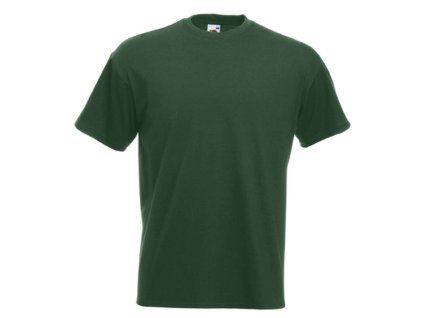 Fruit of the Loom 16.1044 Tričko pánské s krátkým rukávem bottle green (Velikost XXL)