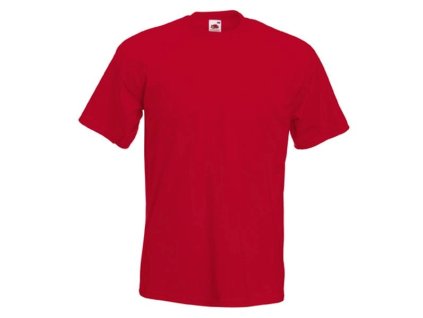 Fruit of the Loom 16.1044 Tričko pánské s krátkým rukávem red (Velikost XXL)