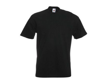 Fruit of the Loom 16.1044 Tričko pánské s krátkým rukávem black (Velikost 3XL)