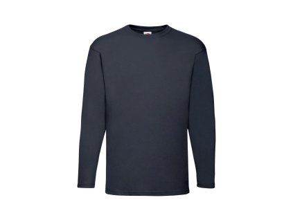 Fruit of the Loom 16.1038 Tričko pánské dlouhý rukáv Deep Navy (Velikost 3XL)