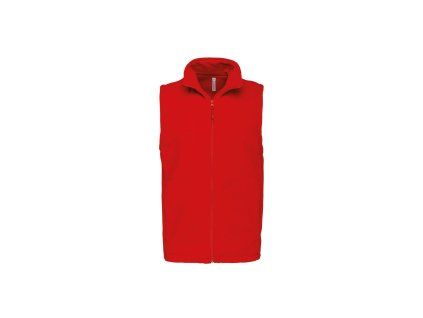 Kariban 20.K913 LUCA Pánská fleecová vesta Red (Velikost 4XL)