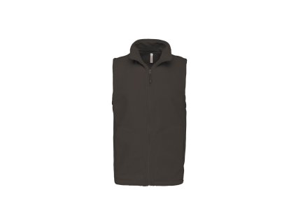 Kariban 20.K913 LUCA Pánská fleecová vesta Dark Grey (Velikost 4XL)