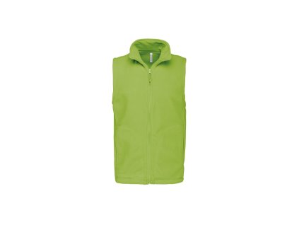 Kariban 20.K913 LUCA Pánská fleecová vesta Lime (Velikost 4XL)