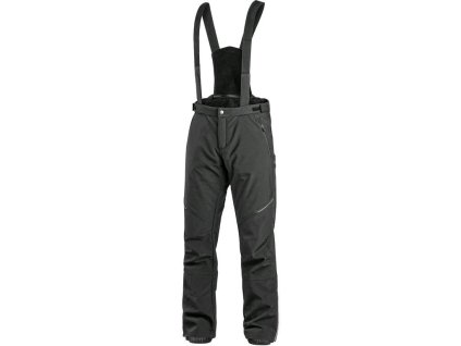 CANIS CXS TRENTON kalhoty zimní softshell pánské černé (Velikost 62)