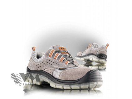 VM Footwear obuv TIRANA 3195-O1 kožená v kombinaci s textilem polobotka (Velikost 45 AKCE)