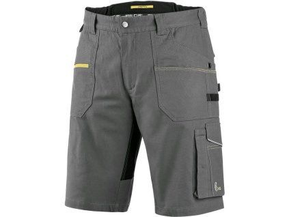 CANIS CXS STRETCH kraťasy pánské šedá/černá (Velikost 64)