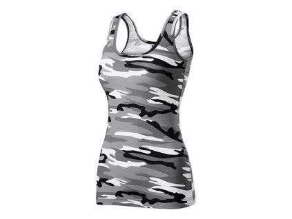 Malfini Tílko CAMO TRIUMPH C36 maskáčové dámské šedá (Velikost XXL)