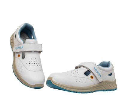 Obuv Bennon WHITE S1 ESD Sandál (Velikost 48)