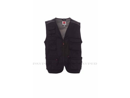 Payper Pocket 000187-0054 pánská letní vesta černá 14000 (Velikost XXXL)