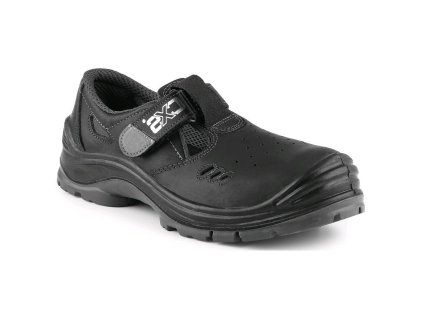 CANIS CXS Obuv SAFETY STEEL IRON S1 sandál černá (Velikost 48)