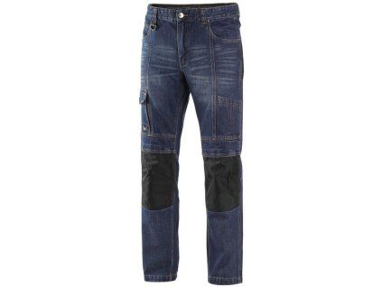 CANIS CXS Kalhoty jeans NIMES I pánské modrá/černé (Velikost 62)