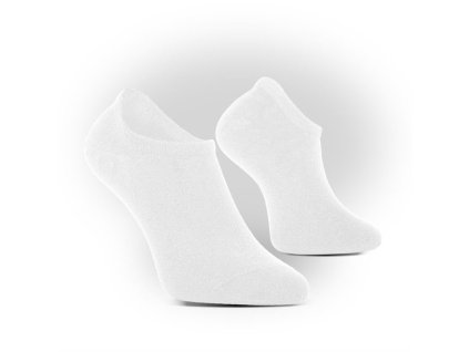 VM Footwear BAMBOO ULTRASHORT MEDICAL speciální antibakteriální ponožky bílé (Velikost 43-46)