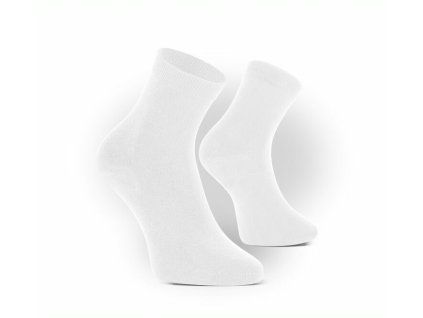 VM Footwear BAMBOO MEDICAL 8010 Speciální antibakteriální ponožky bílé (Velikost 43-46)