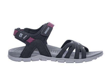 ARDON®PHYLLIS sandál dámský černá/růžová G3402 (Velikost 41 AKCE)