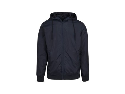 Build your Brand BY 016 pánská větrovka navy (Velikost 5XL)