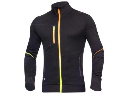 ARDON CREATRON pánská mikina černá - neon H6670 (Velikost 4XL AKCE)