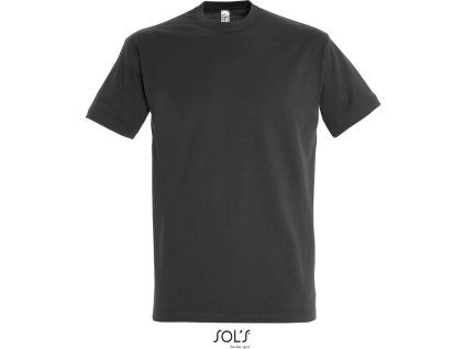 SOL'S 25.1500 - pánské tričko s krátkým rukávem tmavě šedá (Velikost 5XL)