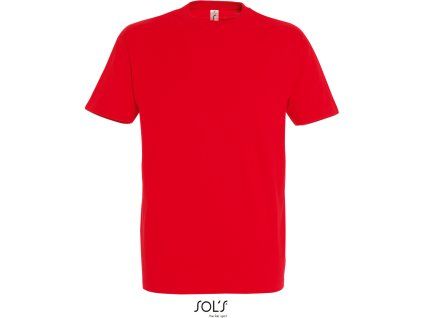 SOL'S 25.1500 - pánské tričko s krátkým rukávem červená (Velikost 5XL)