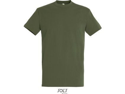 SOL'S 25.1500 - pánské tričko s krátkým rukávem army (Velikost 3XL)