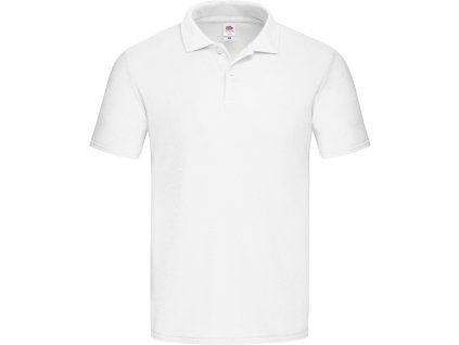 Fruit of the Loom 16.3050 – pánská pique polokošile bílá (Velikost 3XL)