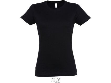 SOL'S 25.1502 - dámské tričko s krátkým rukávem černá (Velikost 3XL)