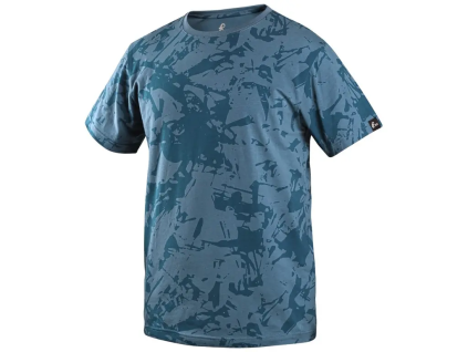 CANIS CXS MERLIN Pánské tričko krátký rukáv modré (Velikost 3XL)
