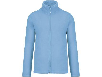 Kariban 20.K911 - Pánská mikrofleecová bunda Falco sky blue (Velikost 4XL)