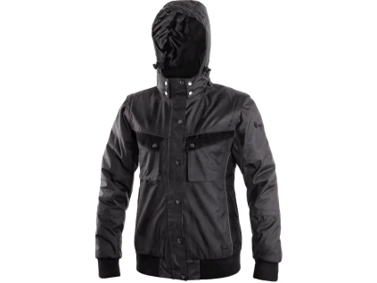 CANIS CXS IRVINE dámská zimní bunda šedá/černá (Velikost 3XL)