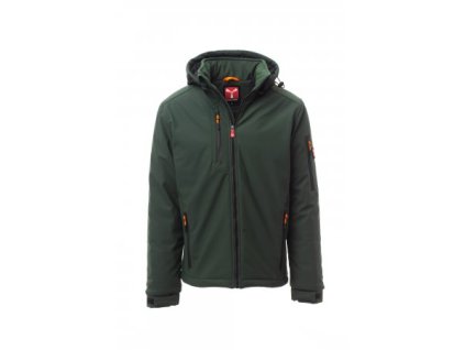 Payper CREEK PAD pánská zimní softshellová bunda zelená (Velikost 4XL)
