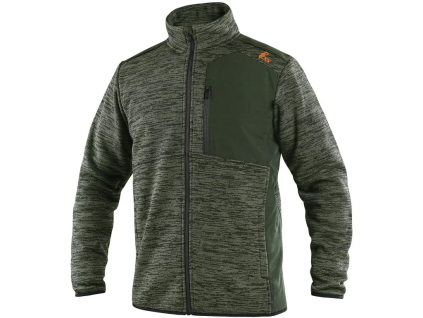 CANIS CXS 4ENVI HAMPTON pánská mikina khaki (Velikost 4XL)