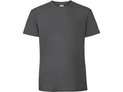 Fruit of the Loom 16.1422 Pánské tričko z těžké bavlny tmavě šedá (Velikost 3XL)