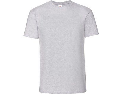 Fruit of the Loom 16.1422 Pánské tričko z těžké bavlny šedá (Velikost 5XL)