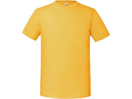 Fruit of the Loom 16.1422 Pánské tričko z těžké bavlny žlutá (Velikost 3XL)