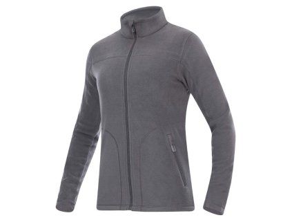 ARDON®JOFLEX Dámská fleecová mikina bílá šedá H2221 (Velikost 3XL)