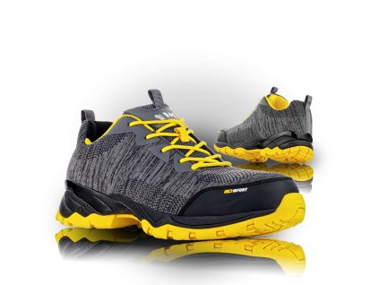 VM Footwear GEORGIA 4735-S1P SRA bezpečnostní polobotka šedá/žlutá (Velikost 48)