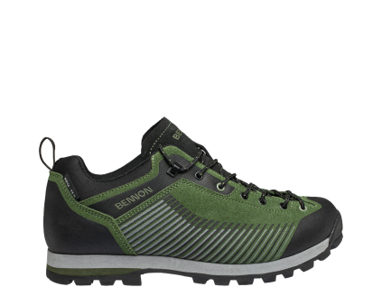 BENNON PEAK KHAKI LOW - Trekové boty s membránou Vibram khaki (Velikost 47)