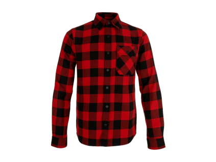 BENNON PIPPO SHIRT RED/BLACK - Pánská flanelová košile červeno-černá (Velikost 4XL)