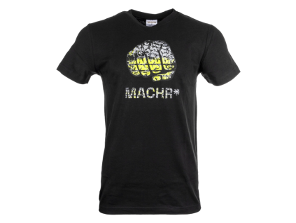 BENNON PREDATOR T-SHIRT BLACK/GREEN - Pánské bavlněné tričko - černé (Určení Unisex, Velikost XXL)