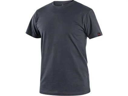 CANIS CXS NOLAN - Pánské bavlněné tričko s krátkým rukávem - antracitové (Velikost 5XL)