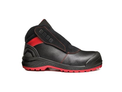 BASE SPARKLE S3S HI CI SC LG HRO FO SR B0880 - Bezpečnostní zimní kotníková obuv S3S - černo-červená (Velikost 48)