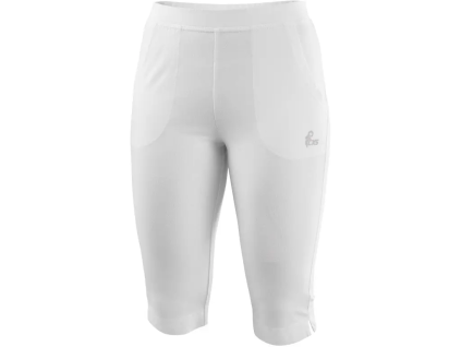 CANIS CXS MIA - Dámské 3/4 legíny s kapsami - bílé (Velikost 3XL)