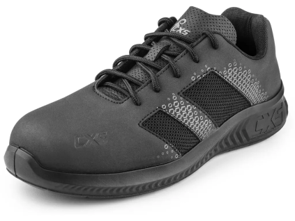 CANIS CXS EVO AERO S1PS - Bezpečnostní pracovní polobotky - černo-šedé (Velikost 48)