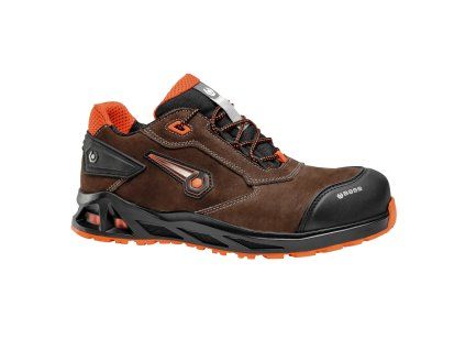 BASE K-HURRY/K-BOOGIE S3L HRO FO SR B1041 - Bezpečnostní polobotka S3L - hnědo-oranžová (Velikost 48)