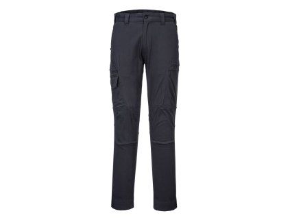 PORTWEST KX3 CARGO T801 - Strečové slim fit kalhoty - ocelově šedá (Velikost 48)
